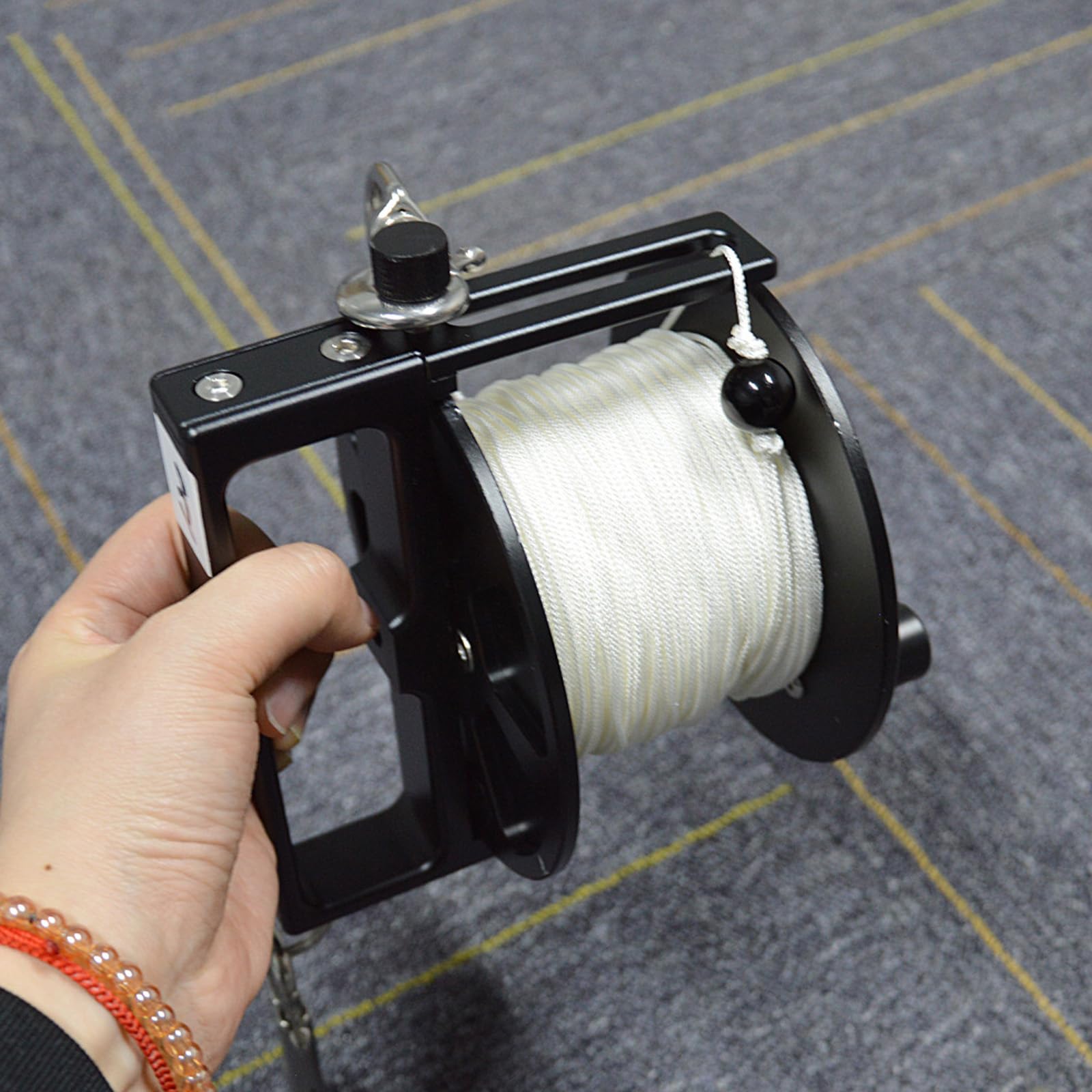 High Strength Diving Line Handheld Cave Diving Reel For Cave Exploration And Safe Navigate Underwater 100m/120m/160m