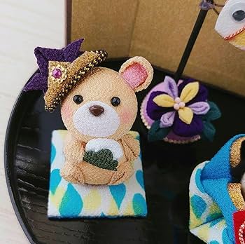 Amazon | つまみ細工 金太郎 五月人形 端午の節句 | 兜飾り