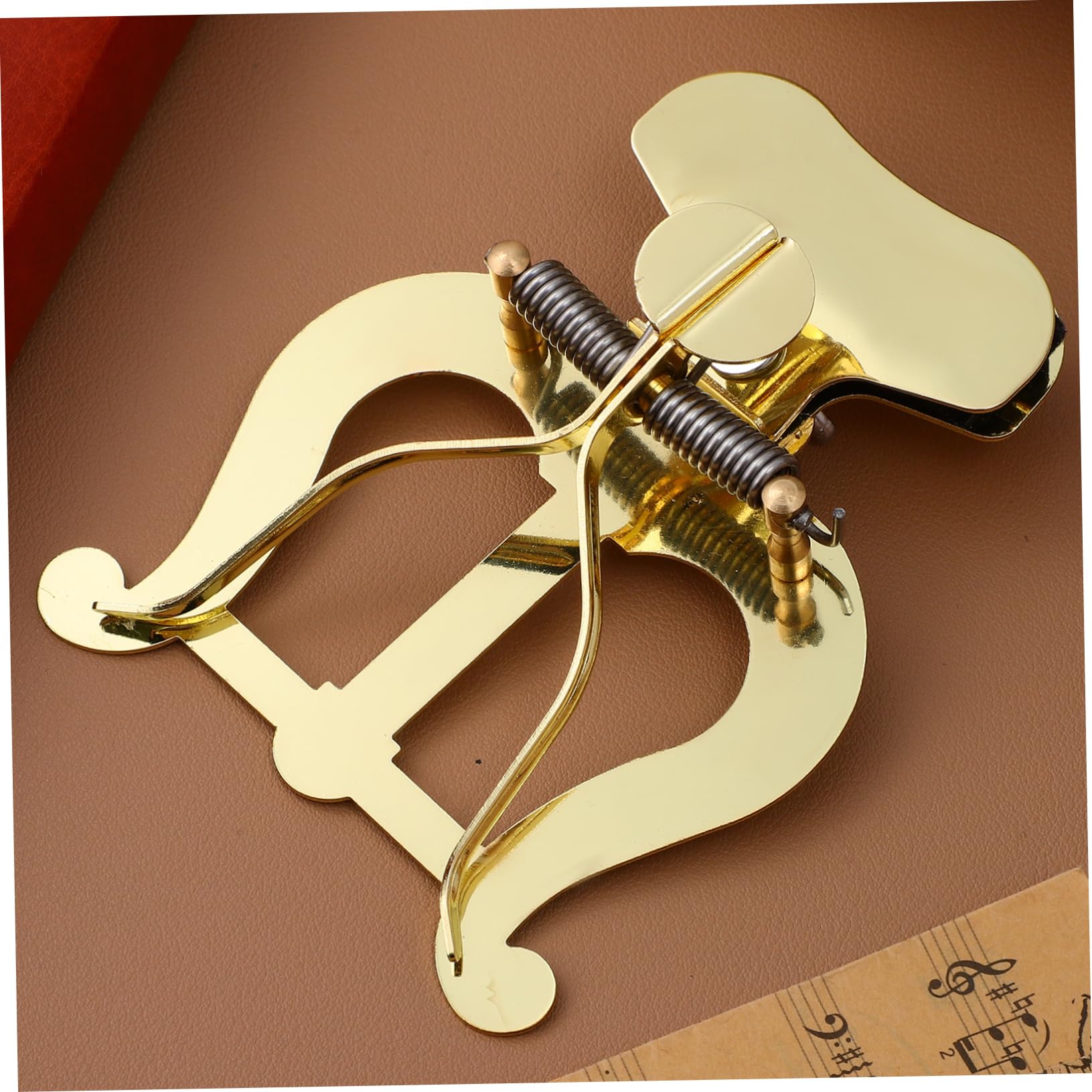 Holibanna Trombone Score Clip Lightweight and Portable Flip Folder for Marching Band Durable Music Holder with Secure Grip for Trombone Players and Music Practice