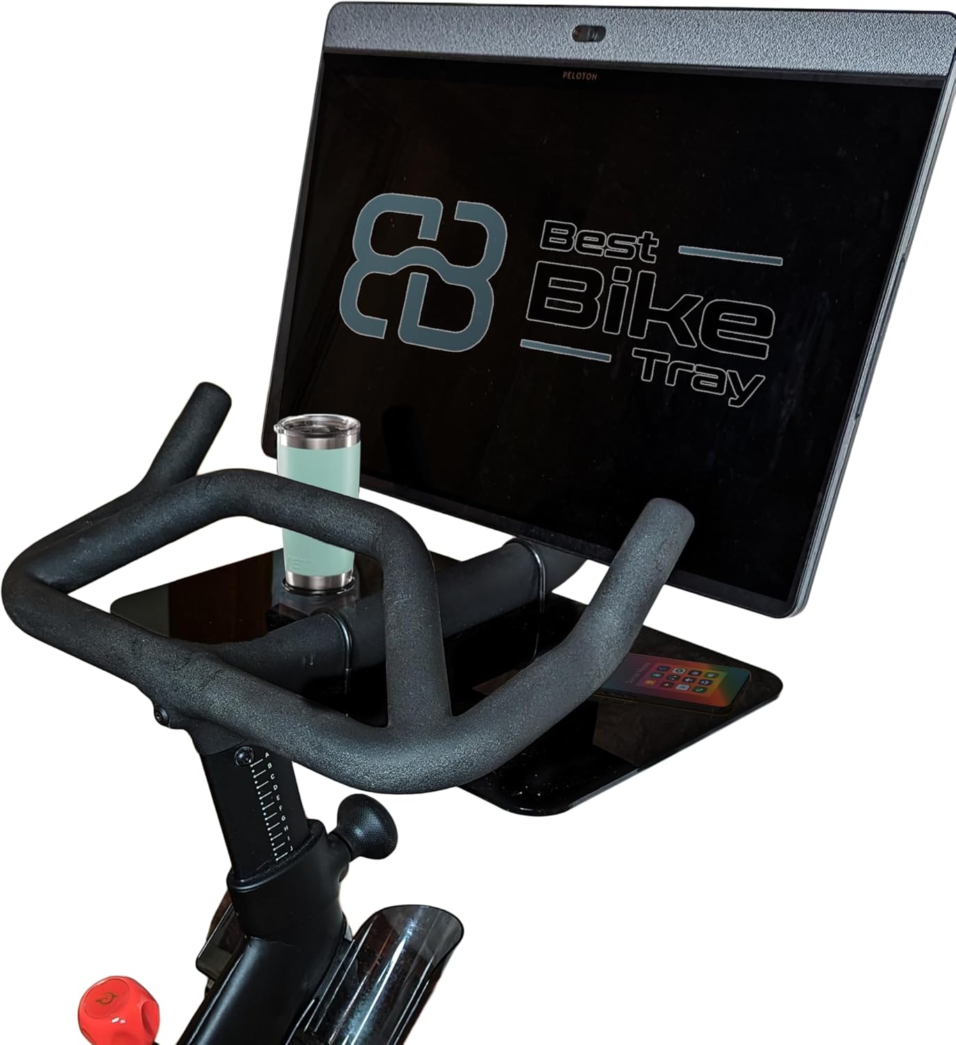 The Best Tray/Shelf Made for Peloton Bikes - Phone Storage Tray for Peloton Bike., Black