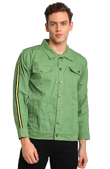 Buy VOXATI Men's Slim Fit Denim Jacket 