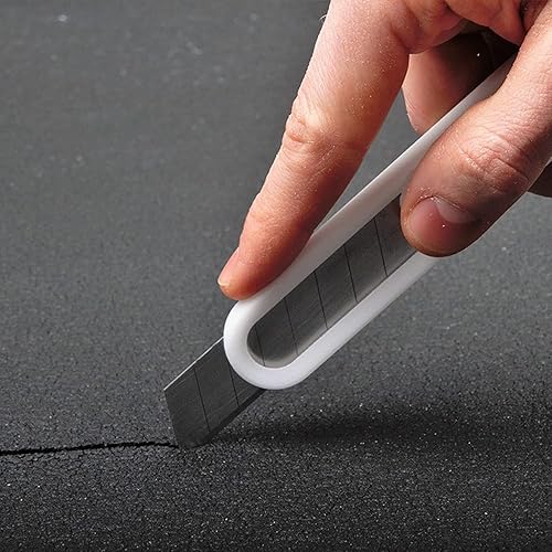 Miniatura 3 de Paquete de 50 cuchillas de cuchillos utilitarios de 0984in cuchillas de corte cuchillas de oficina SK5 para cortadores de cajas y cuchillos