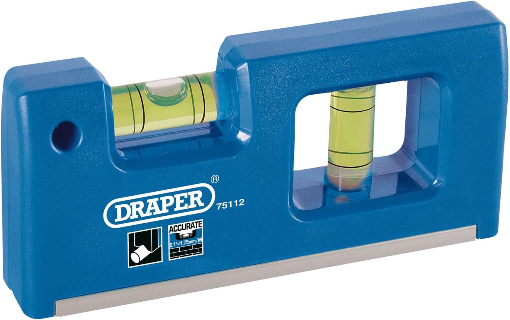Draper 75112 Mini Level, 100 mm , Blue