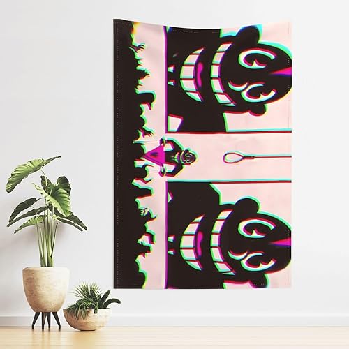 Miniatura 6 de Lil Music Darkie - Tapiz de franela para dormitorio, sala de estar, arte para el hogar, decoración suave para colgar en la pared, 60 x 40 pulgadas