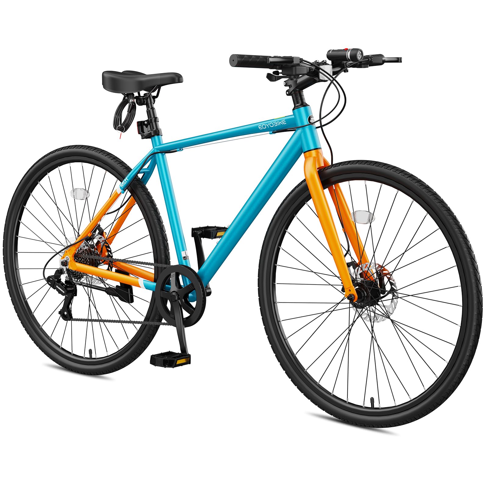 Amazon.com : NAIZEA 700C Hybrid Bike for Adults, Aluminum Frame