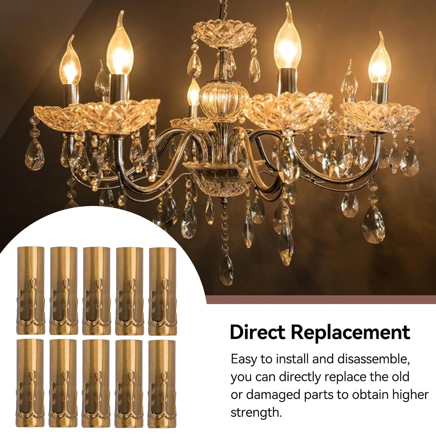 Lot De 10 Supports De Lampe De Tuyau De Bougie Prise De