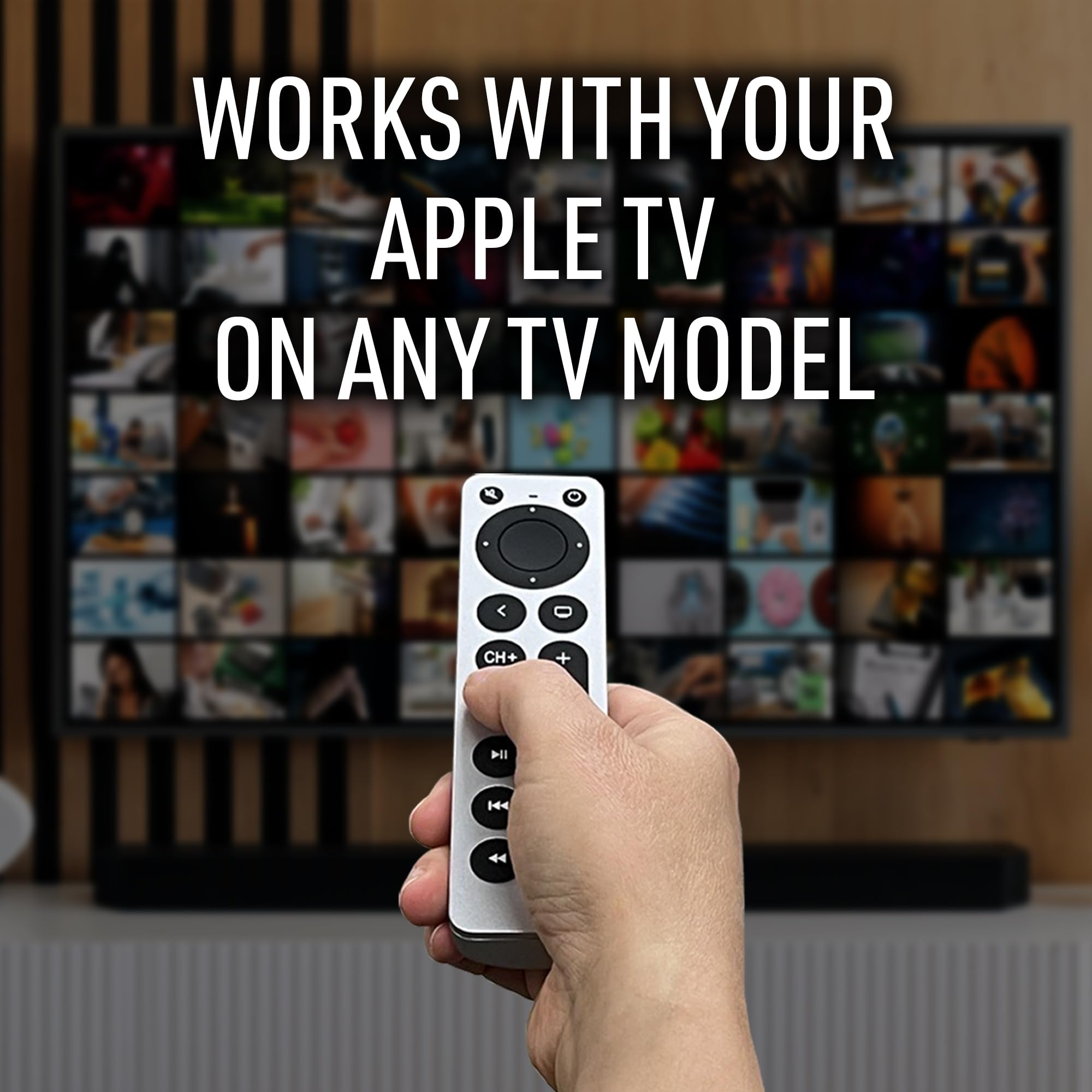 Amazon | ユニバーサルApple TVリモコン交換、第1世代、Apple TV、大型