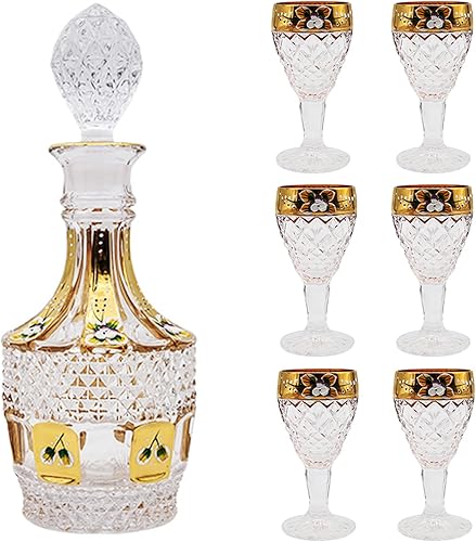 Botella de vino de vidrio para whisky botella de cerveza de cristal Recipientes de cerveza de cristal Copa de vidrio Casa Bar Herramientas