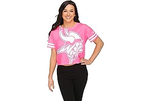 FOCO Minnesota Vikings NFL Women's Highlight Tie-Dye Crop Top - Vikings Crop Top