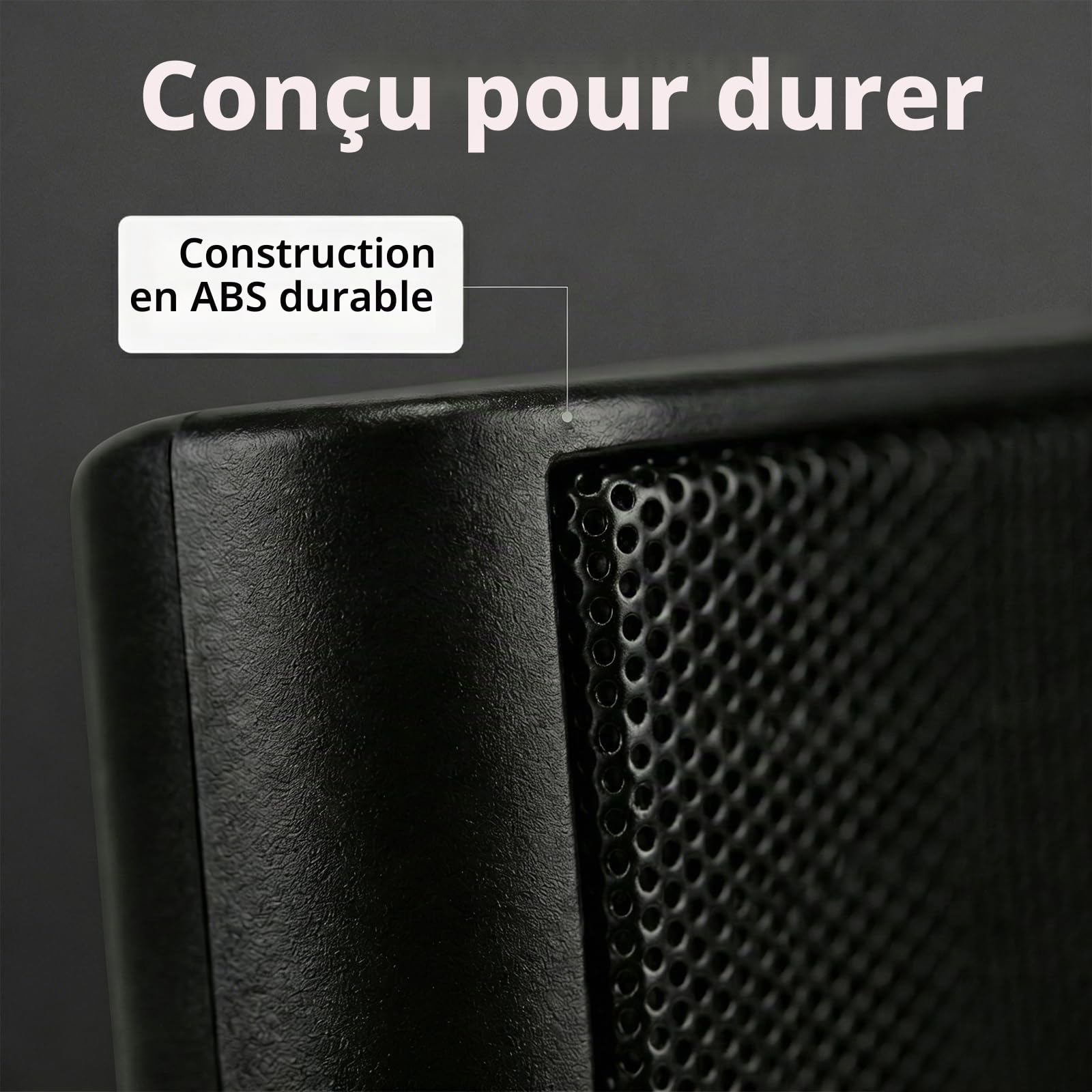 STUDIOFINIX Enceintes murales Ultra Fines 5,25 Pouces 240W, 8 Ohms, Enceintes passives pour Home cinéma intérieur, Chambre, Cuisine, Salon, Noir (Paire)