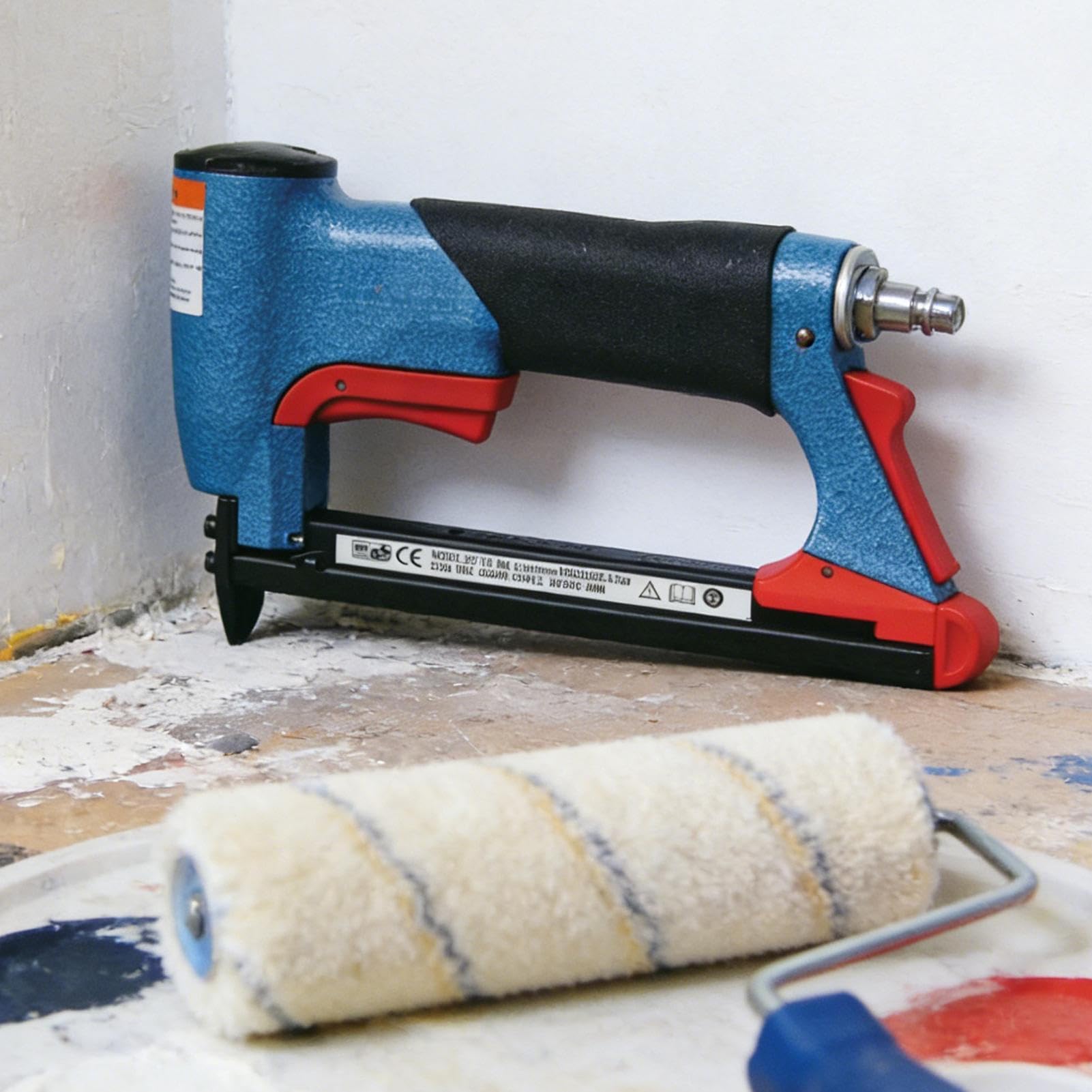 Clavadora Neumática de Puntos Grapadora Neumática de Alto Rendimiento de | Clavadora de Acabado para Zócalos, Molduras, Muebles, Suelos, Bricolaje, Tapicería
