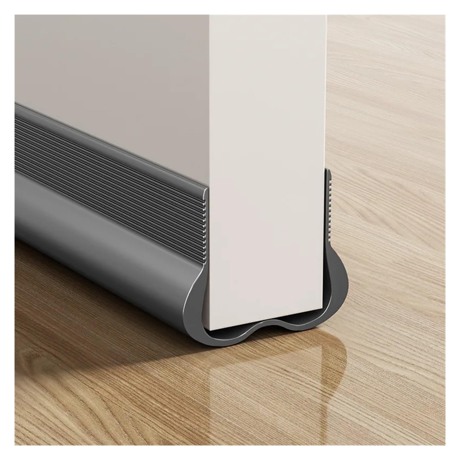 Draft Excluder for Doors Door Noise Blocker Draught Excluder For Doors Anti-collision Strip Sealant Tape(Gray)