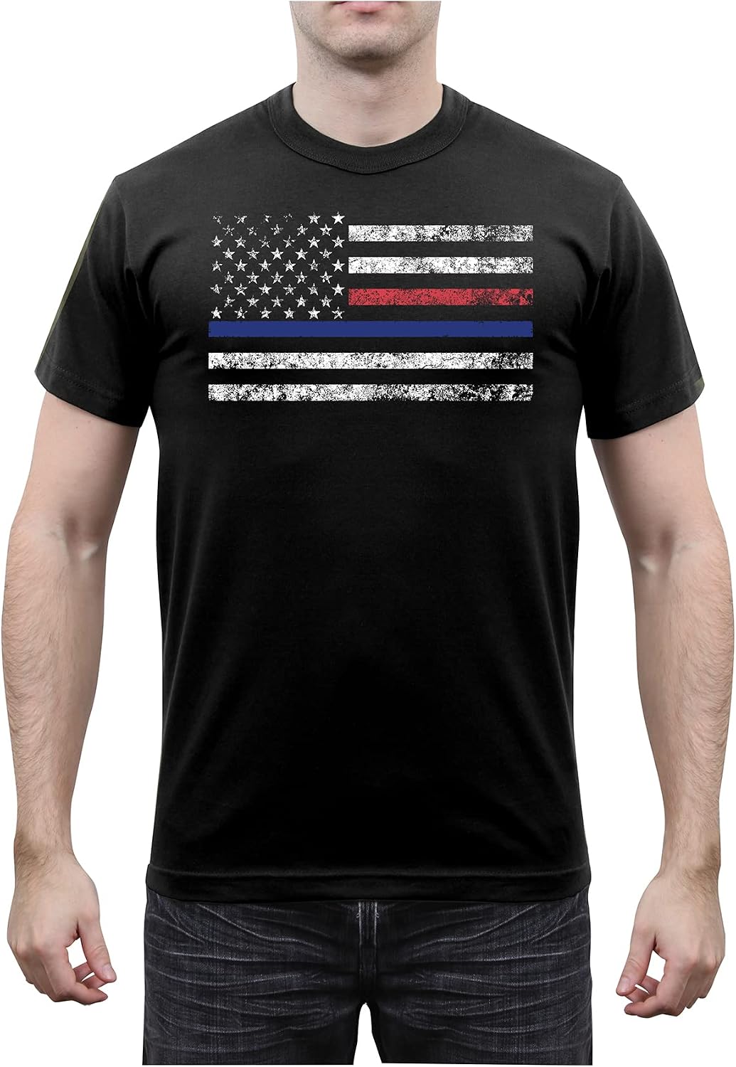 Rothco Thin Blue Line America Map T-Shirt