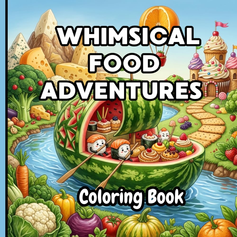 Whimsical Food Adventures: Eat, Color, Imagine