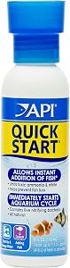 API Quick Start Nitrifying Bacteria, for Freshwater and Saltwater Aquarium 4-Ounce Bottle