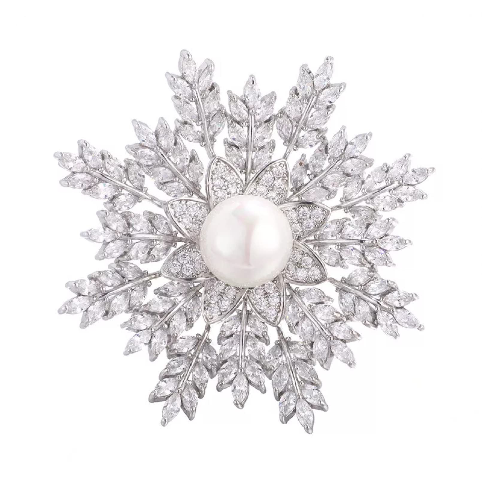 BroochFashion - Broche de perlas para vestir, accesorios para abrigos, broches, regalos de joyería de moda