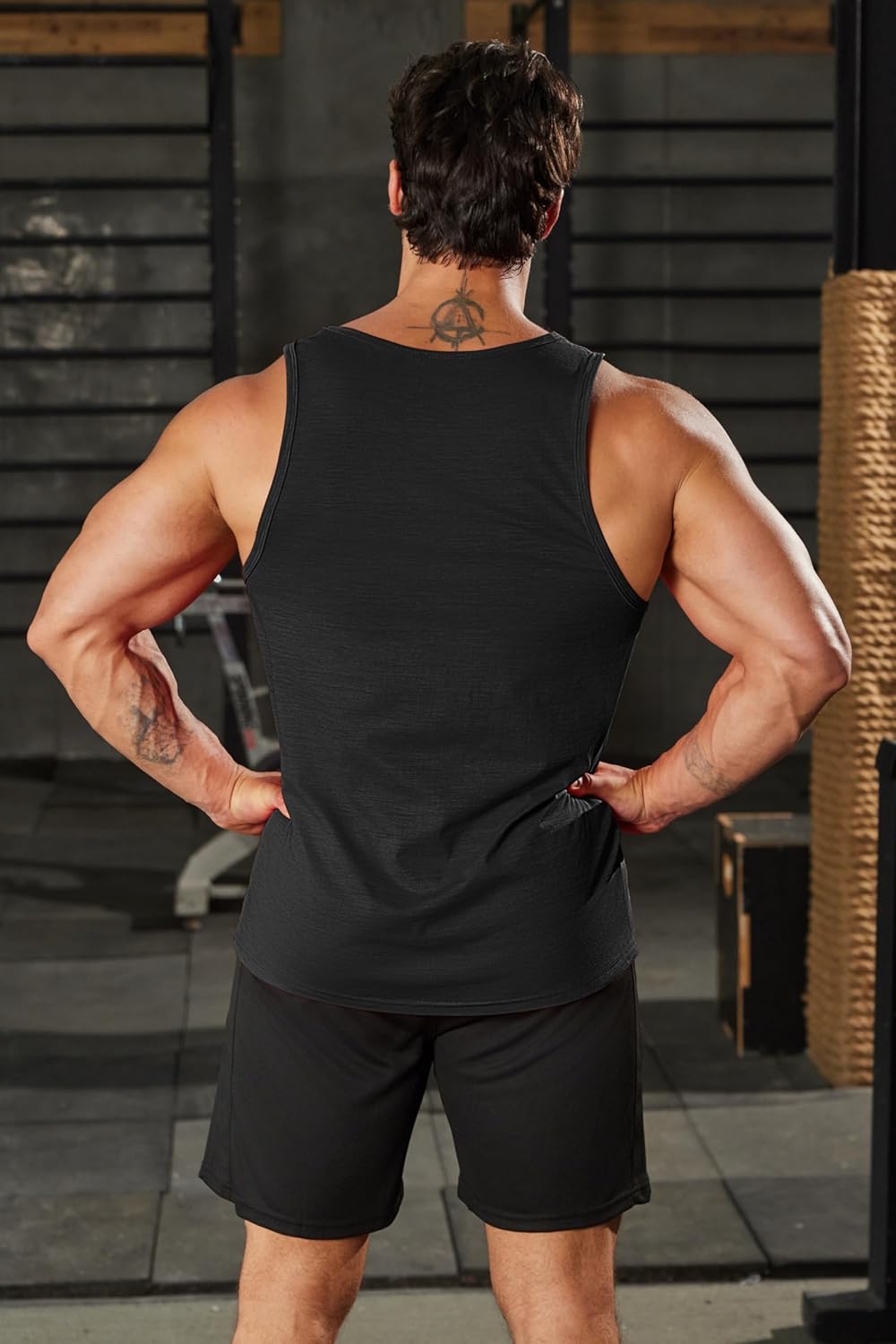 COOFANDY Men's Workout Tank Tops Pack Dry Fit Sleeveless Running Shirts Gym Muscle Bodybuilding T Shirts - Image 5