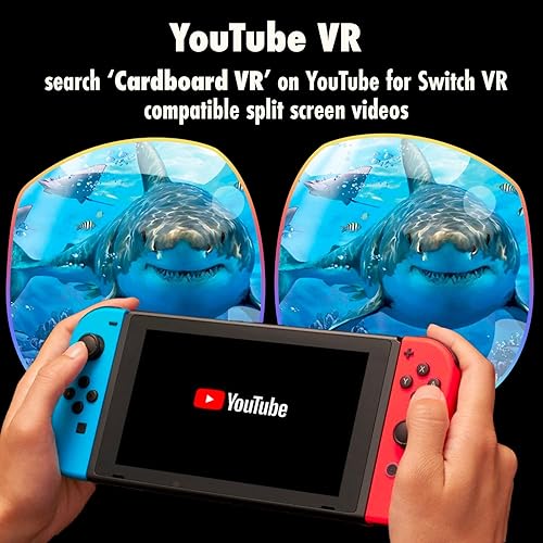 Miniatura 6 de Orzly Auriculares VR diseñados para Nintendo Switch Switch OLED consola con lente ajustable para una experiencia de juego de realidad virtual y