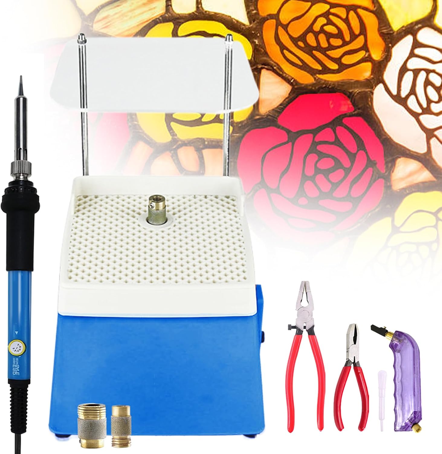 Stained Glass Kit,Stained Glass Grinder Set, Beginner DIY