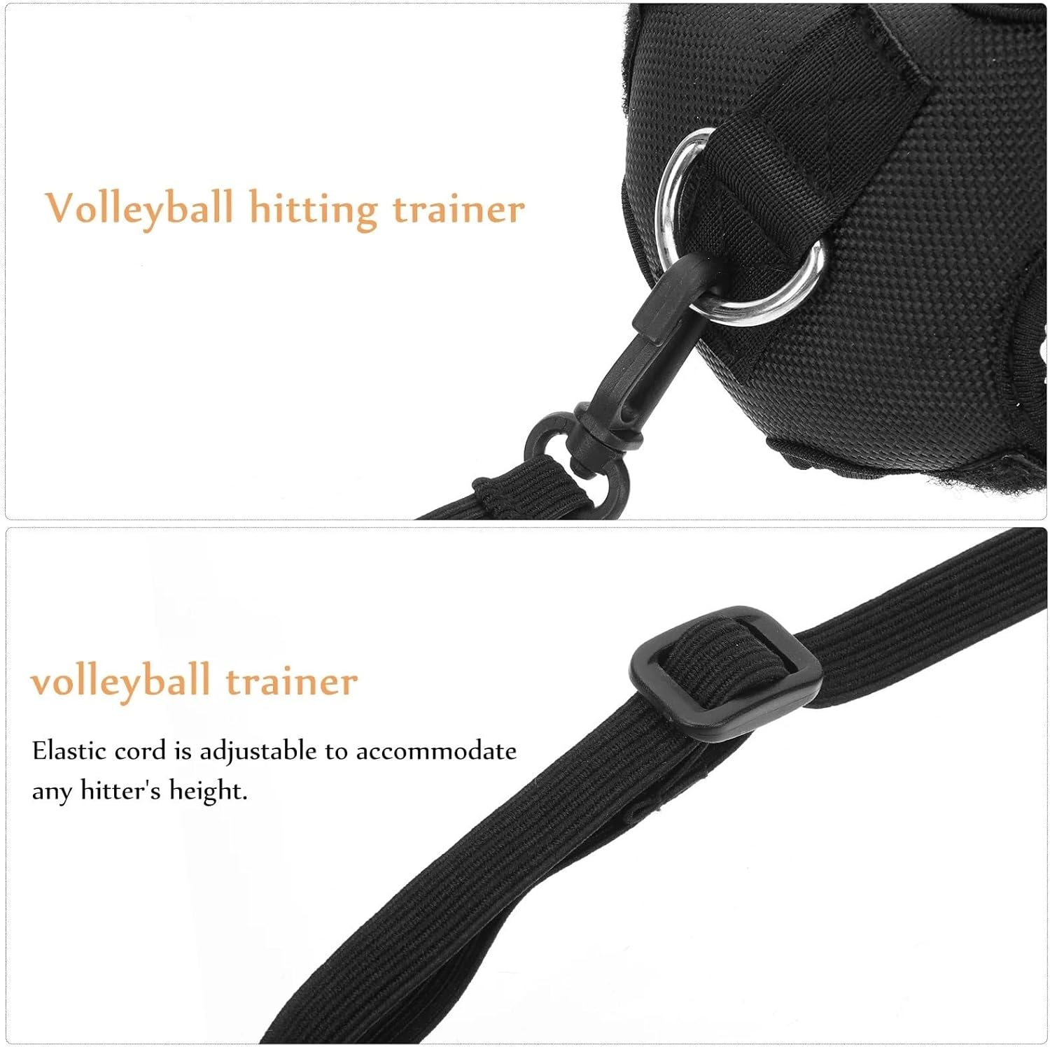 1Set Volleyball Spike Trainer Adjustable Elastic Cord Suitable All Levels Players Improve Jumping Ability