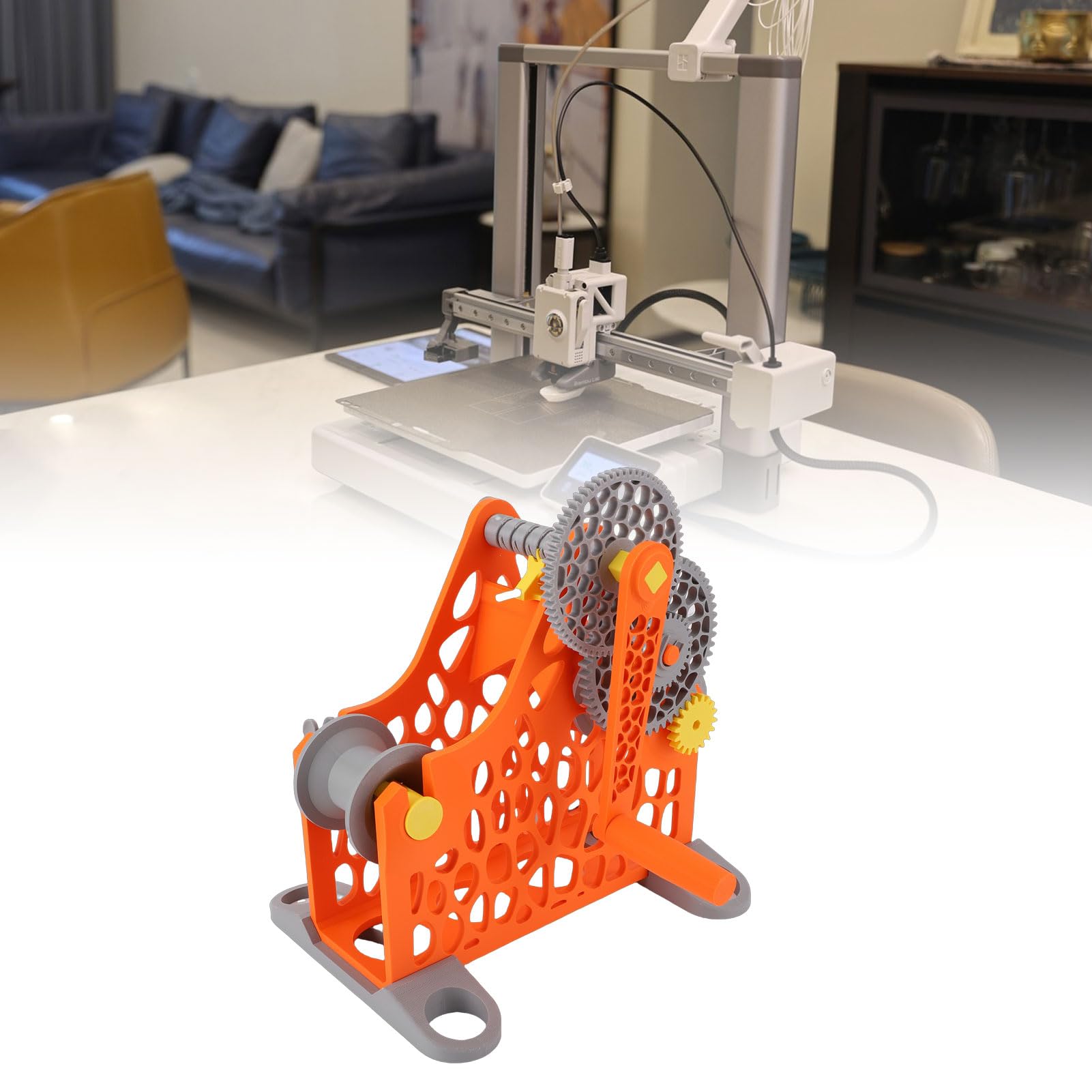 Cosiki Nawijak na szpulę do Drukarki 3D, Nawijak na szpulę z korbą ręczną, do Drukarki 3D, Materiały Eksploatacyjne 1 Kg Prac Spawalniczych i Tekstylnych