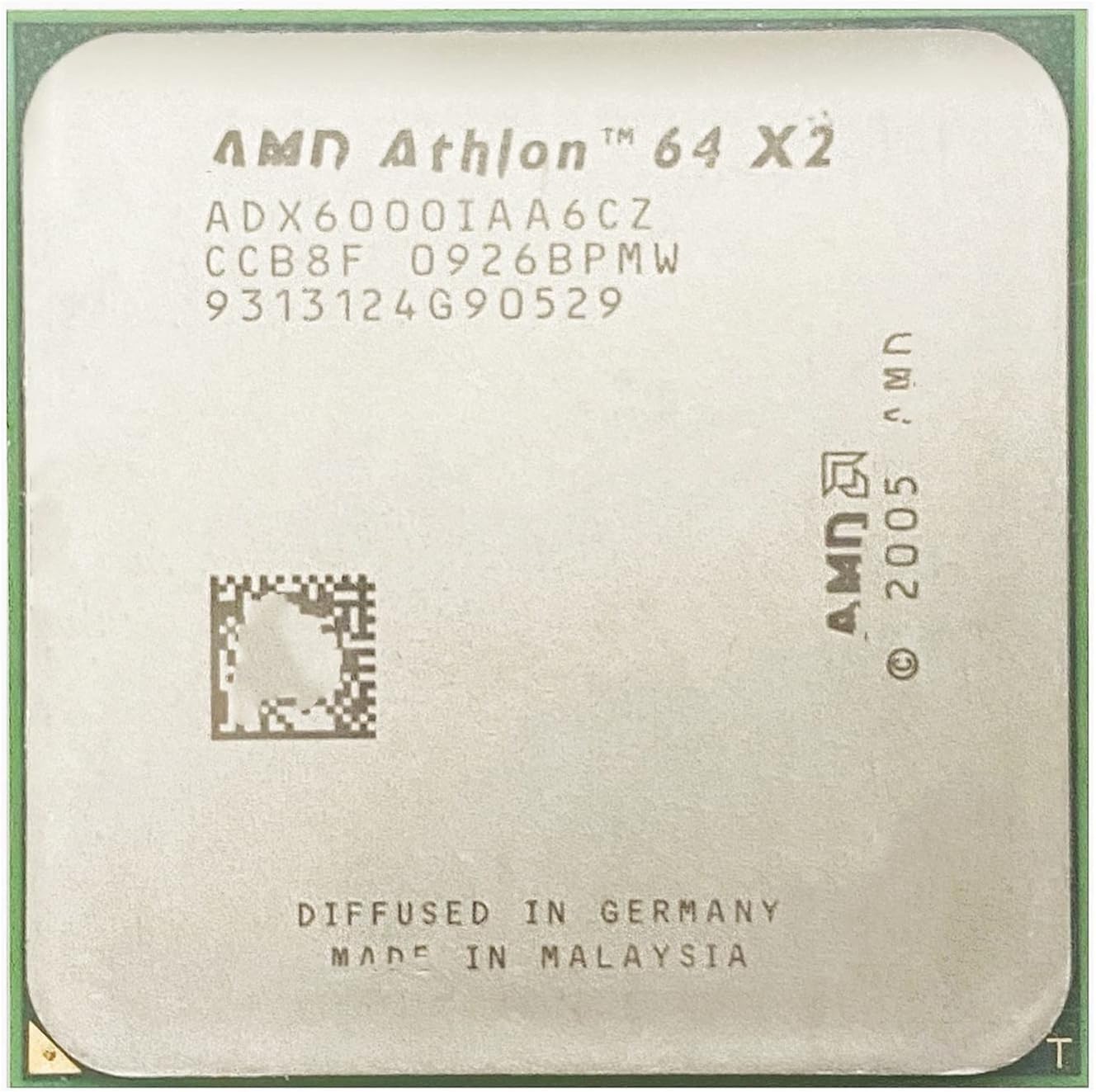 CPU Processor 64 X2 6000+ 6000 3 GHz Dual-Core CPU Processor ADX6000IAA6CZ Socket AM2 Good Performance, high Efficiency, Clear Picture
