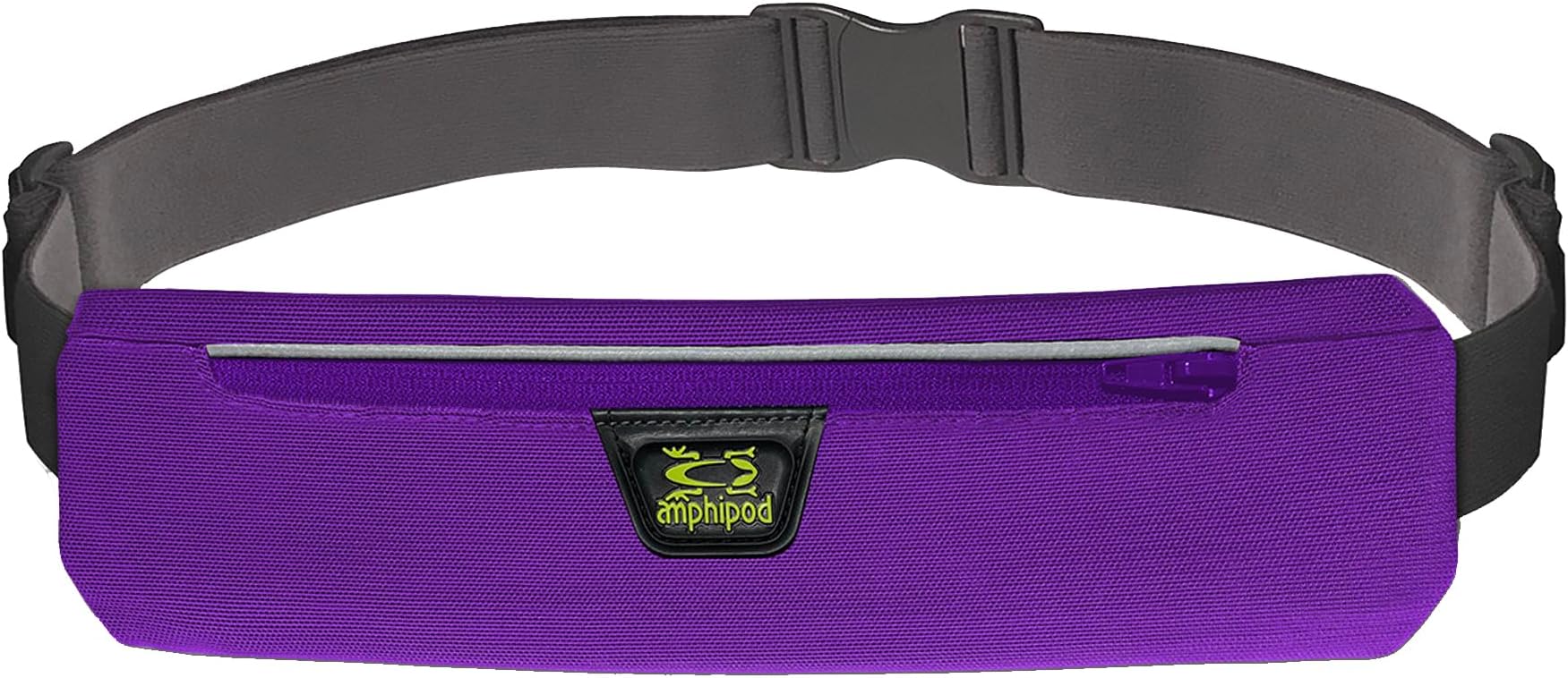 AmphipodMicroStretch Plus with Silver Reflective Belt, Purple Sapphire, One Size