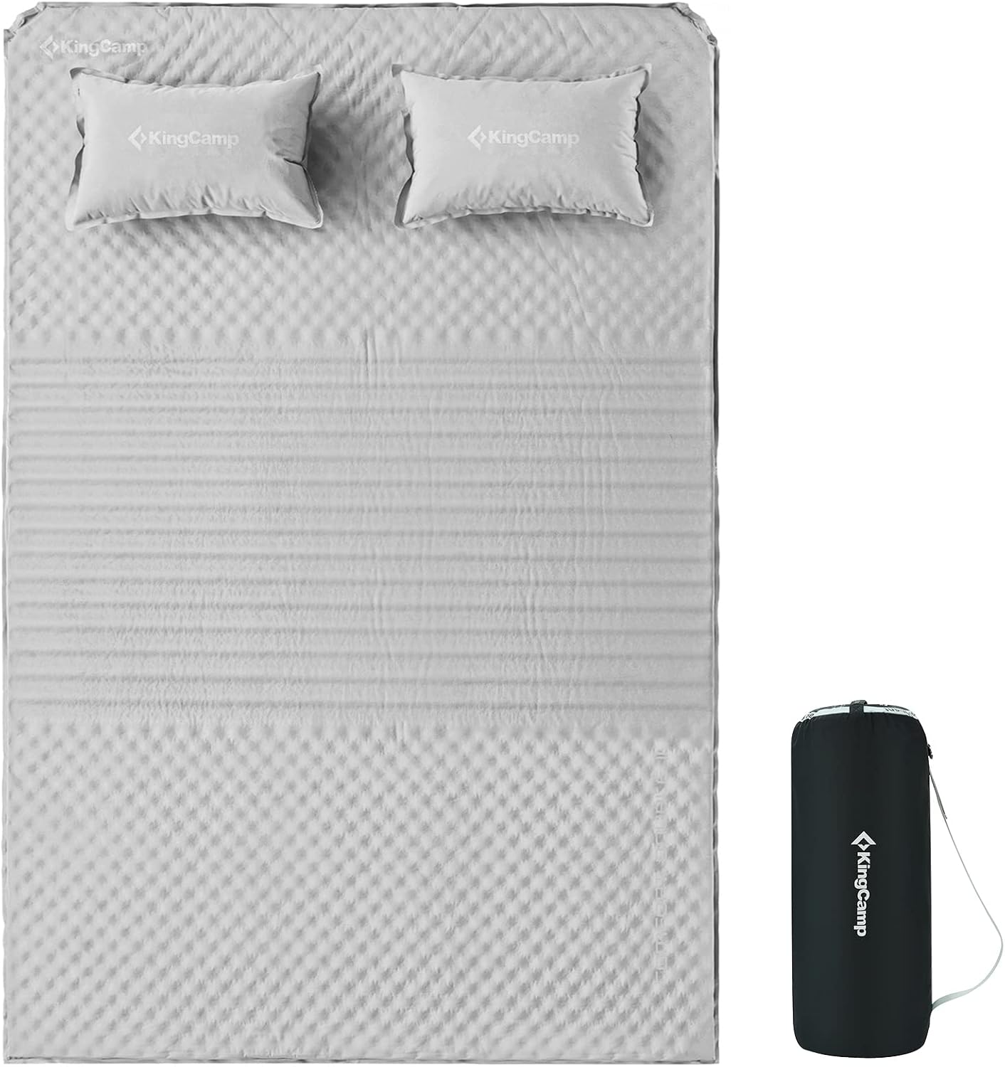 KingCamp Self Inflating Camping Mat Double Selfinflating Pads Inflatable Air Bed Roll up