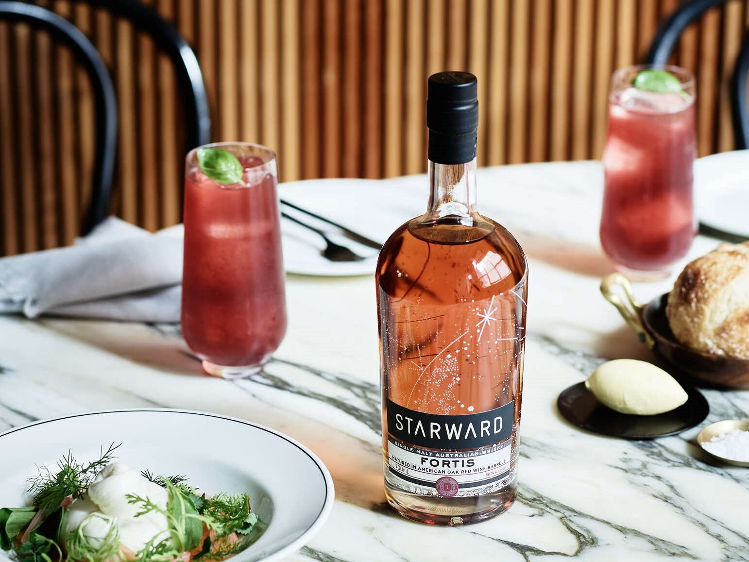 Starward Fortis | Single Malt Australian Whisky | 700ml | 50% Vol. | Aromen von Vanilleschoten | Vollmundiger Geschmack & würziger Nachklang