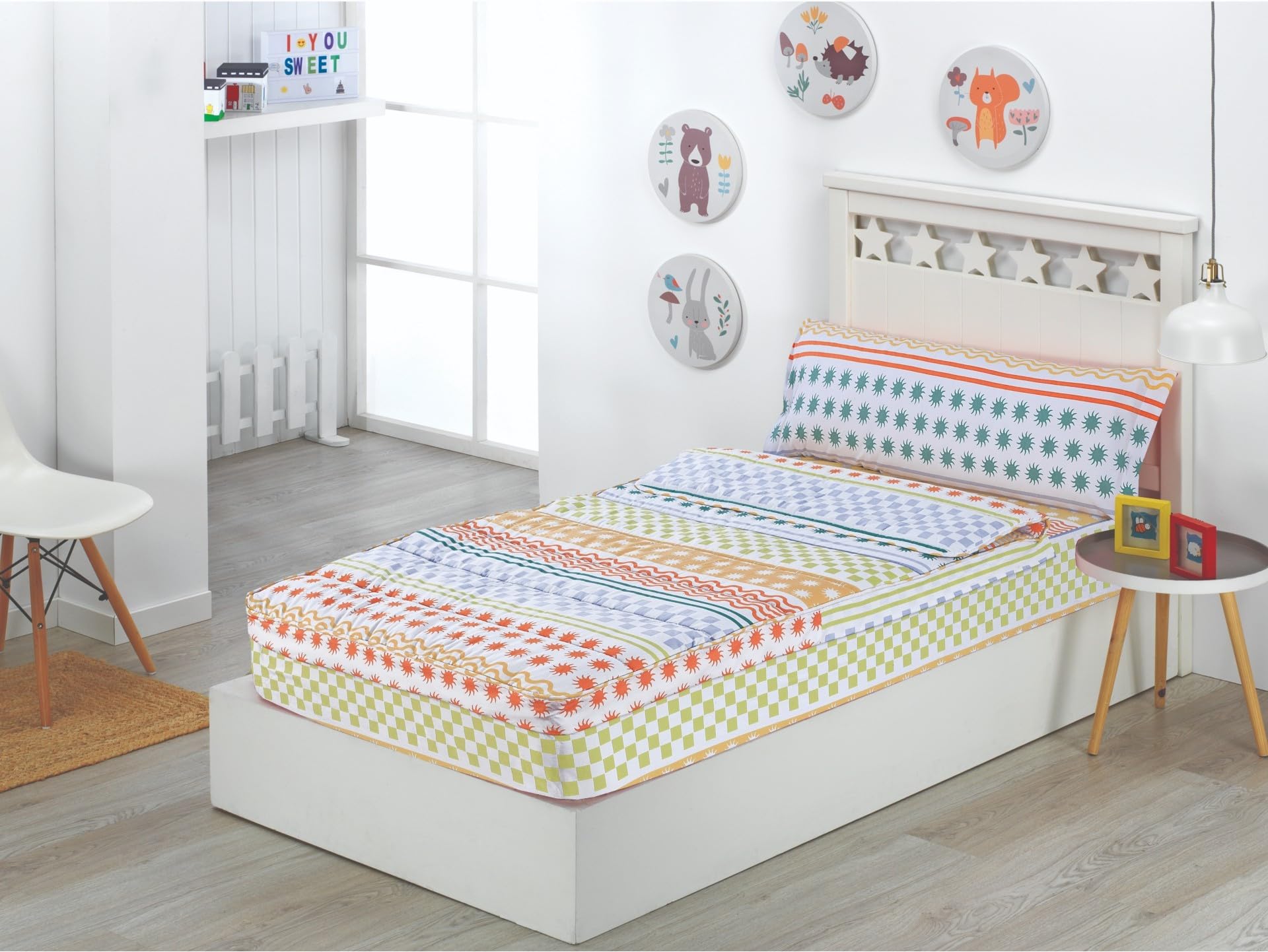 DHESTIA HOME Saco Nórdico Infantil 4 Estaciones con Cremallera Ajustable Marsella Color Único Talla Cama 90