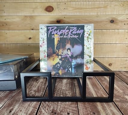 INDIDECOR 46386 LP Storage Crate, Album Rack, LP Record Box, Vinyl Container, LP Records Rack, Vinyl Display, Decor, Audio hardware, Gift for an Audiophile