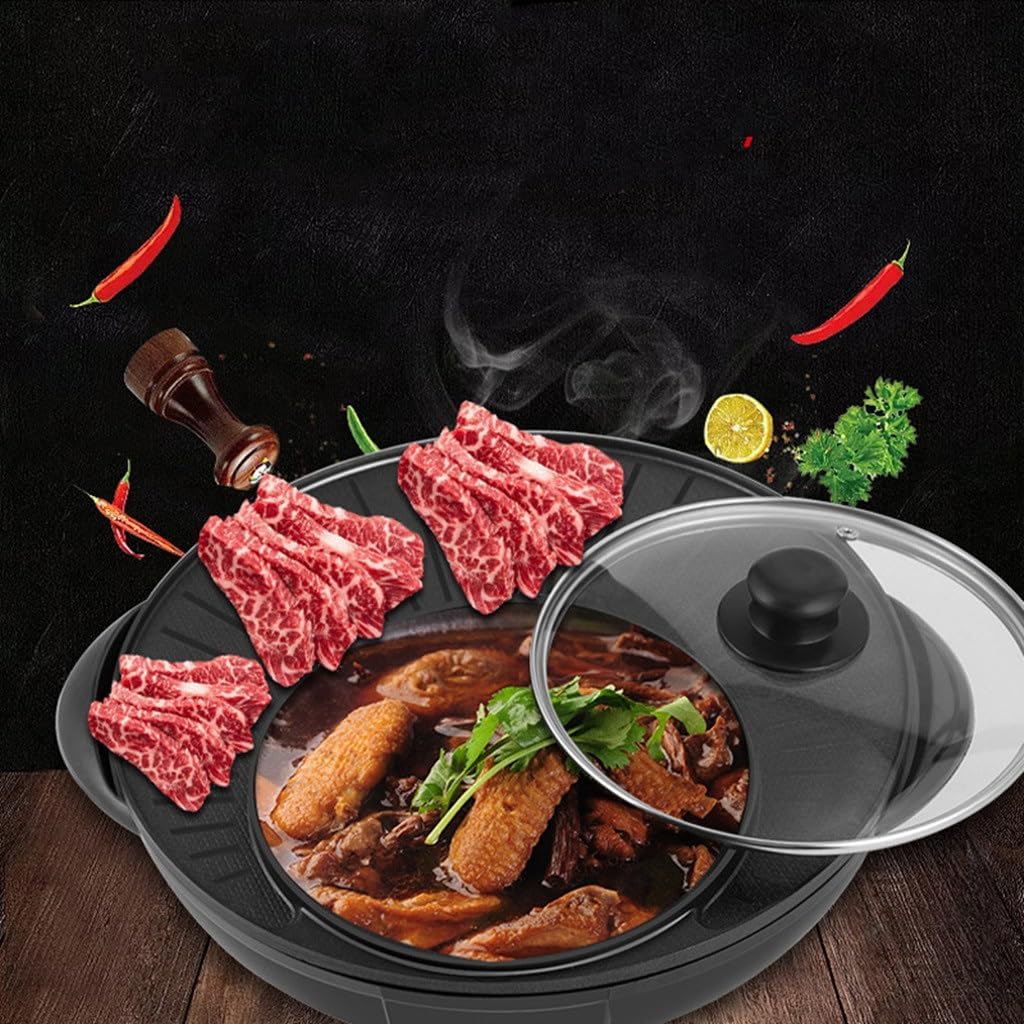 Rinse Roast Integrated Pot Non-sticky Multifunctional Mandarin Duck Fried Intelligent Korean Electric Hot