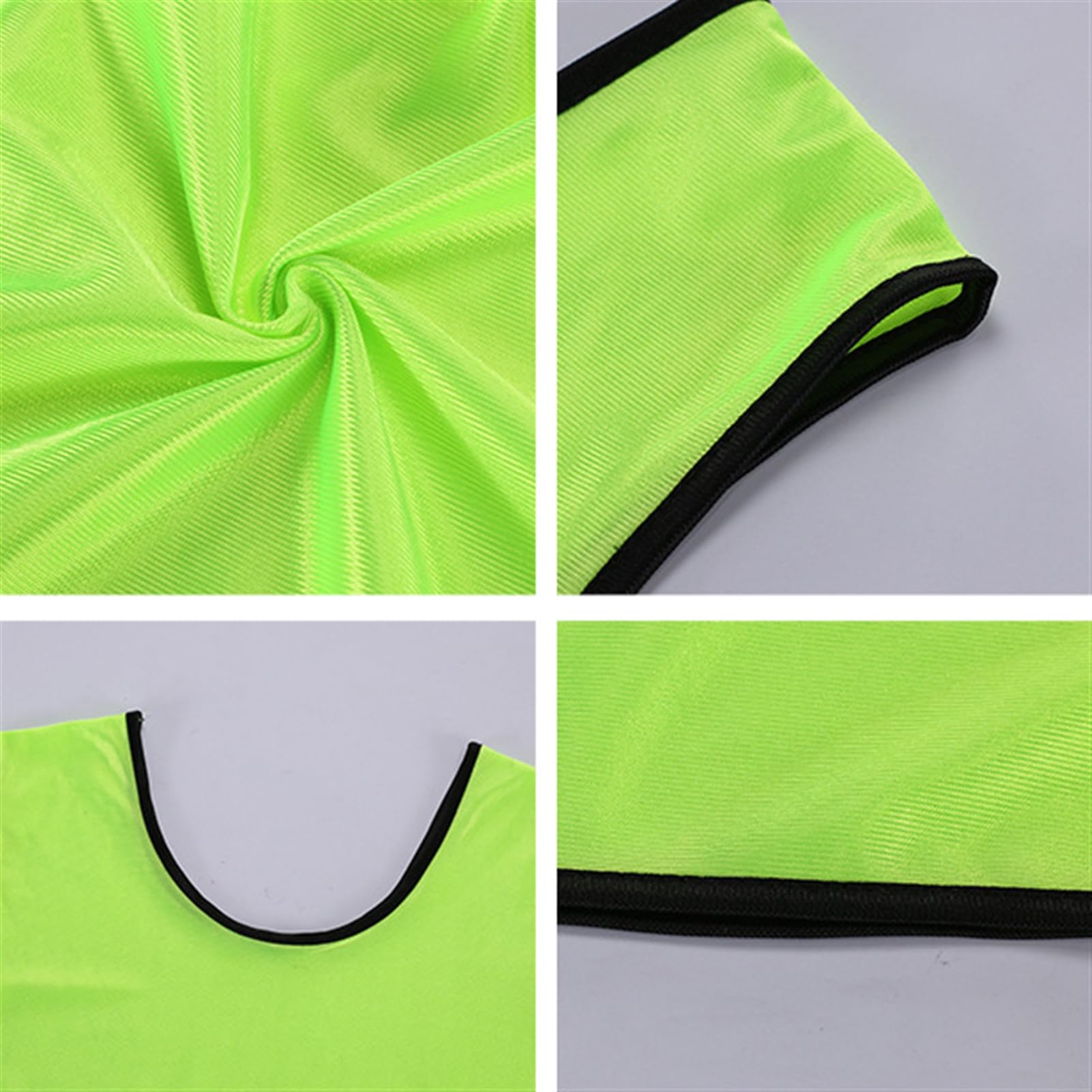 Gilet D'entraînement de Football Respirant Gilet Adultes Maillots Lot de 12 Chasubles de Sport