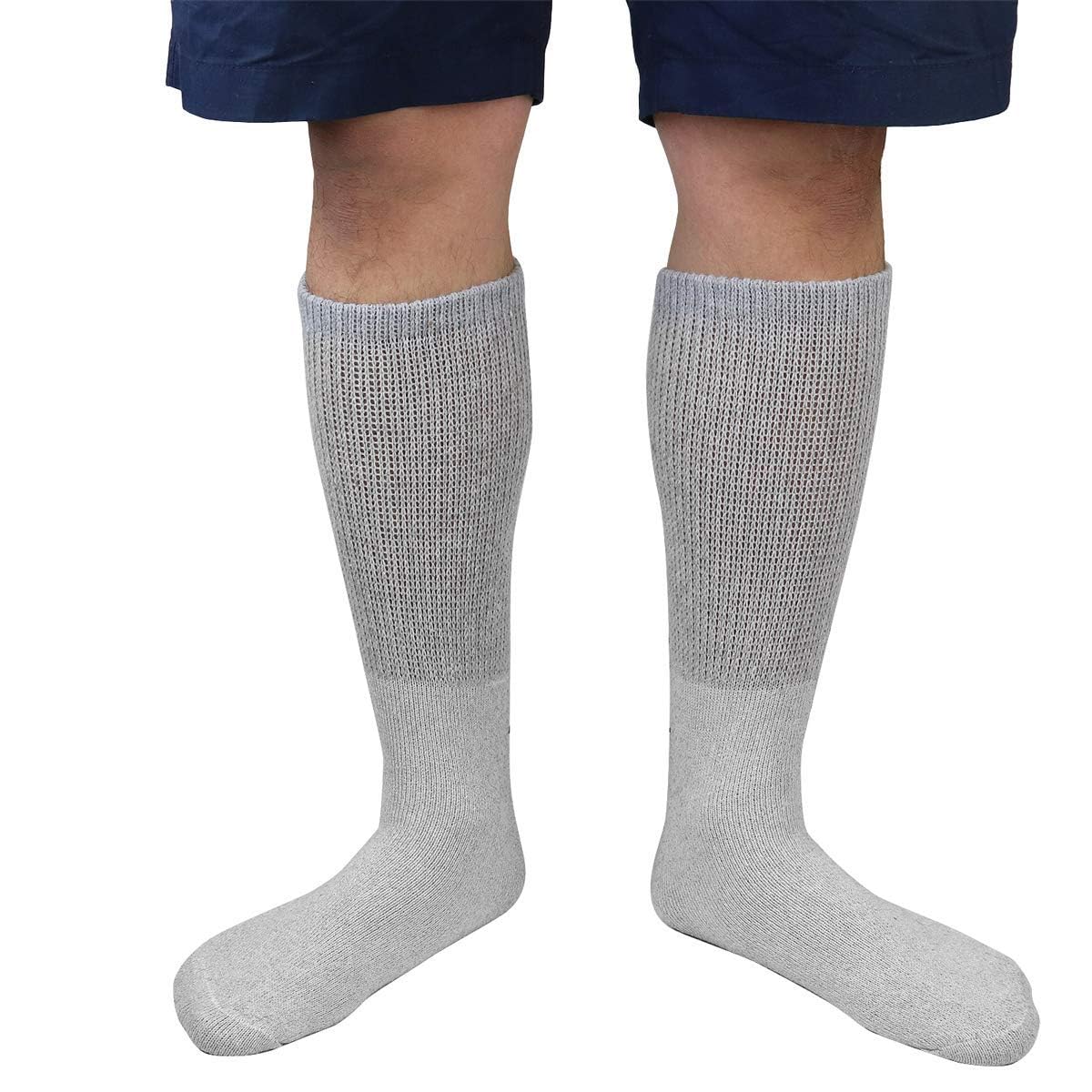 Falari Physicians Approved Diabetic Socks Crew Unisex 3, 6 or 12 Pack