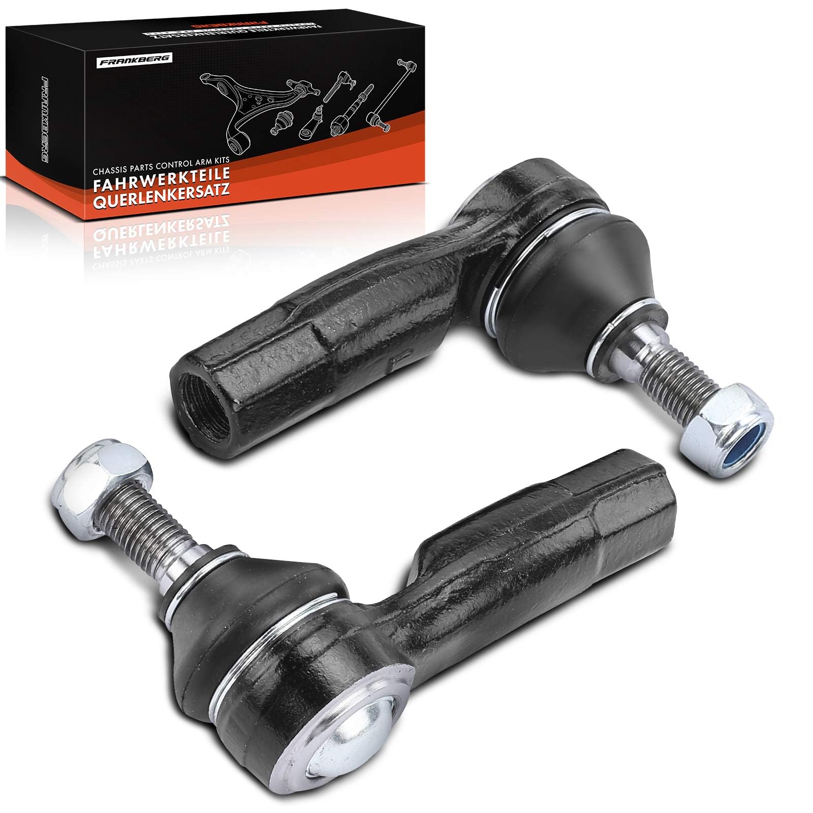 Frankberg 2x Spurstangenkopf Vorderachse Kompatibel mit A3 8L1 1.6L 1996-2003 Leon 1M1 1.6L 1999-2006 Oc.ta.v.ia I 1U2 1U5 1.6L 1996-2010 Golf IV 1J1 1.6L 1998-2005 Replace# 1J0422811B
