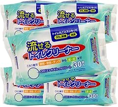 Daiichi Paper Flushable Toilet Cleaner, 150 Sheets (30 Sheets x 5 Pieces) Cleaning Sheet, Disinfecting & Deodorizing, Embossed Sheet, Toilet Cleaning, Toilet Bowl, Toilet Seat, Tank, Walls, Floor,