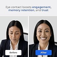 Vista 2 de Pro 4K HD Webcam with Eye Contact, Noise Cancelling Mic, Plug and Play USB for Mac & PC Zoom Certified, Works with Teams, Meet, Streaming, and Video