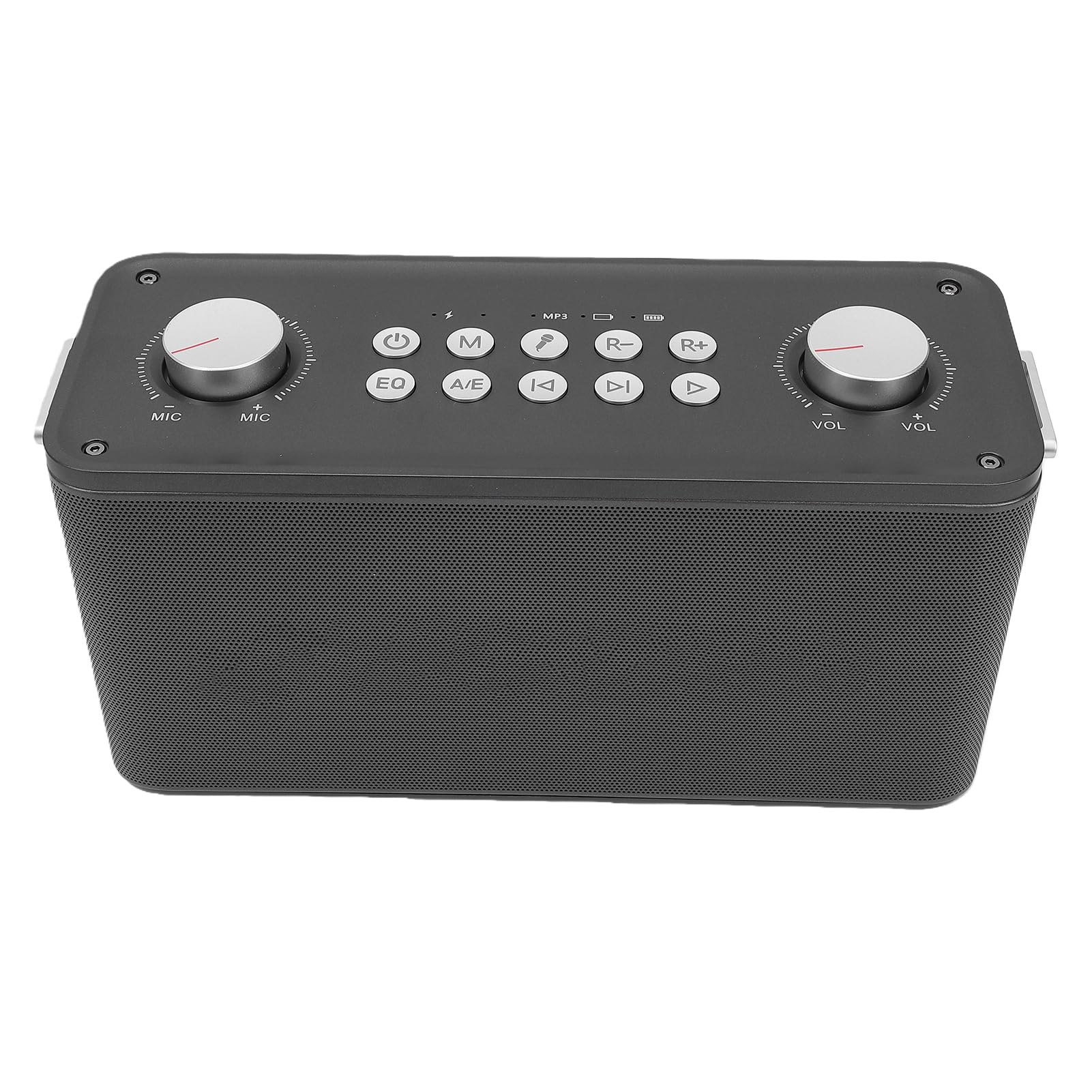 Annadue Máquina de Karaoke Portátil, Altavoz Inalámbrico Bluetooth con Micrófonos Duales, Cambiador de Voz, Efecto de Reverberación, de Karaoke Portátil para Fiestas en Casa Al Aire Libre