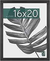 Vista 51 de MCS Studio Gallery Marco para foto rectangular de 12 x 18 pulgadas, imitación de veta de madera de color negro, para póster o impresión artística, 2