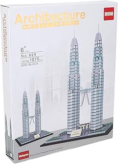 لعبة بناء برج بتروناس للجنسين، 1875 قطعة