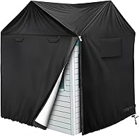 Vista 8 de Funda para Casa de Juegos al Aire Libre, Fundas Impermeables Especiales para Casa de Juegos de Plástico 45" L x 40" A x 50" Al 640D