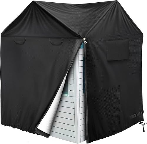 Miniatura 8 de Funda de plástico impermeable especial para casa de juegos para exteriores, 45 pulgadas de largo x 40 pulgadas de ancho x 50 pulgadas de alto (tela