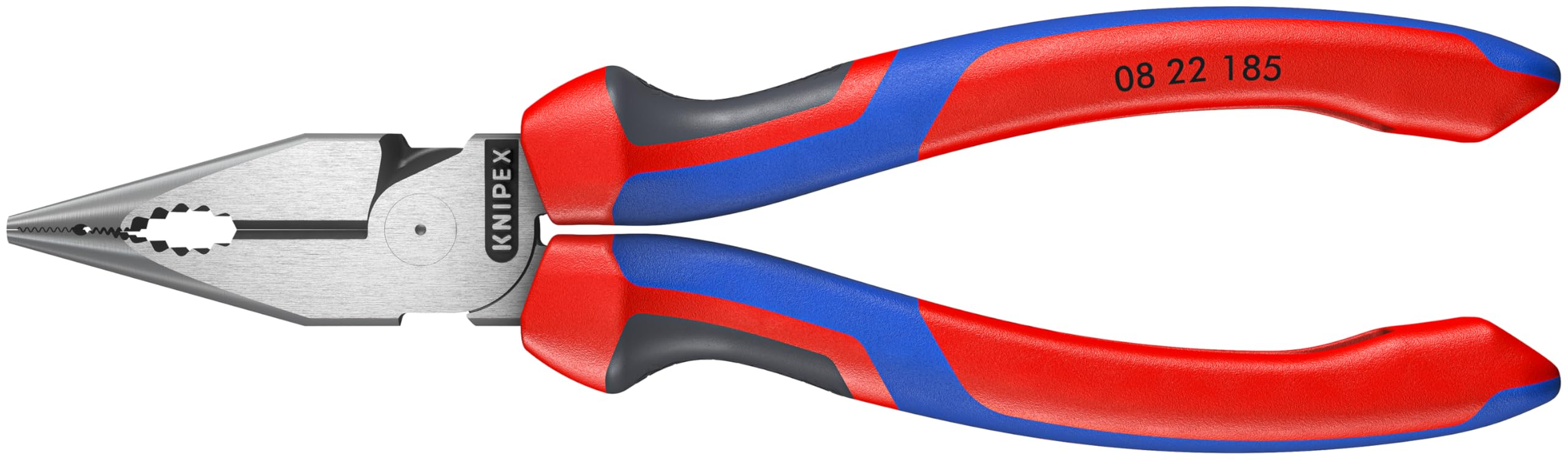 KNIPEX Tools 08 22 185 Needle-Nose Combination Pliers, 7-1/4"