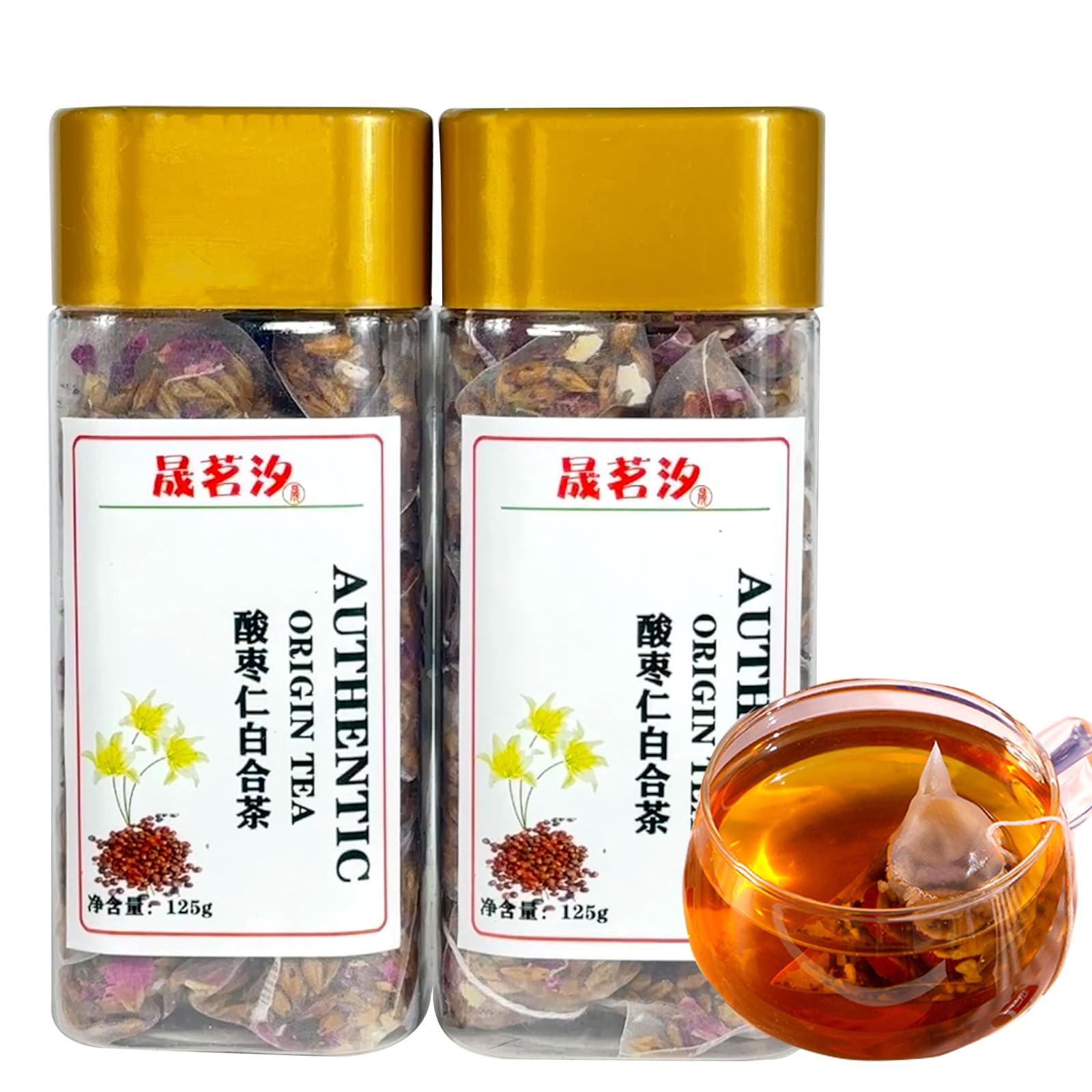 Amazon | 晟茗汐 酸棗仁 酸枣仁 酸枣仁百合茶 ハーブブレンドティー