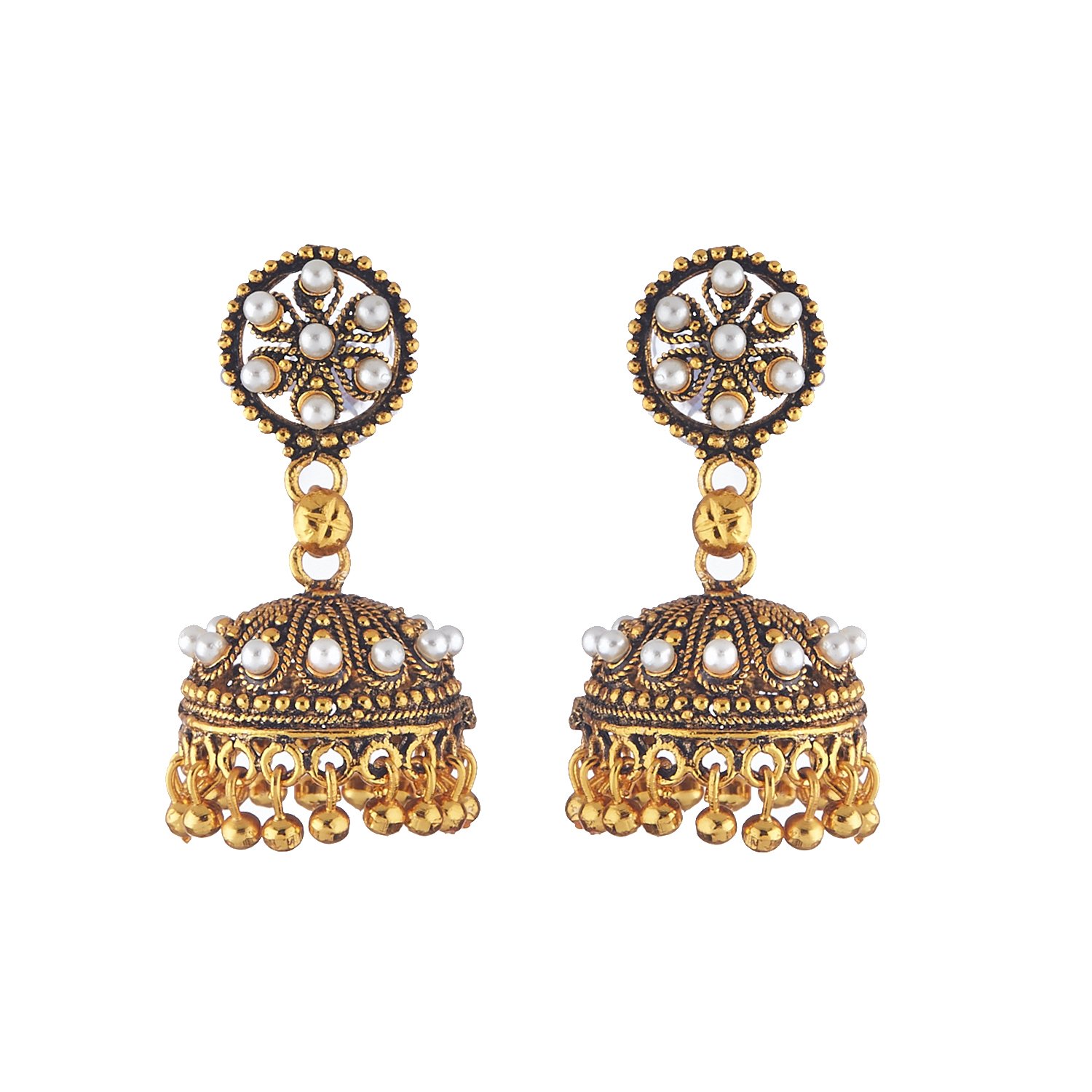 See full amazon price history chart for Zeneme Earring Gold Plated Oxidized Copper Traditional Pearl Stylish Jhumka Jhumki Earrings Jewellery For Girl And Women Zeneme Earring Gold Plated Oxidized Copper Traditional Pearl Stylish Jhumka Jhumki Earrings Jewellery For Girl And Women (B071CVW7BX) Amazon Price History, Amazon Price Tracker