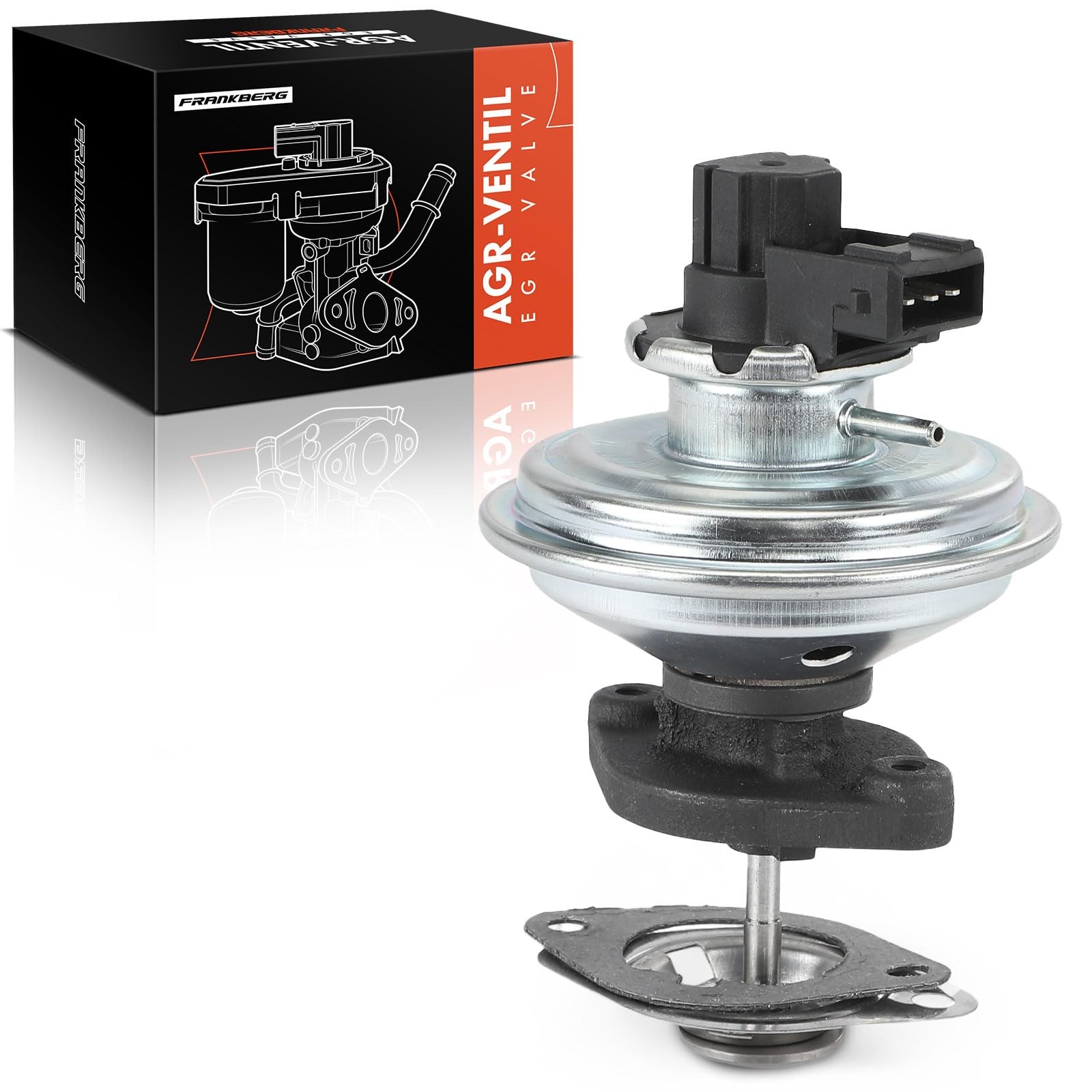 Frankberg Vanne EGR (recirculation des gaz d'échappement) à 3 broches | Compatible avec: Série 1 Cabriolet E88, Série 1 E81, Coupé Série 3 E92, Série 3 Touring E91, Série 3 E90