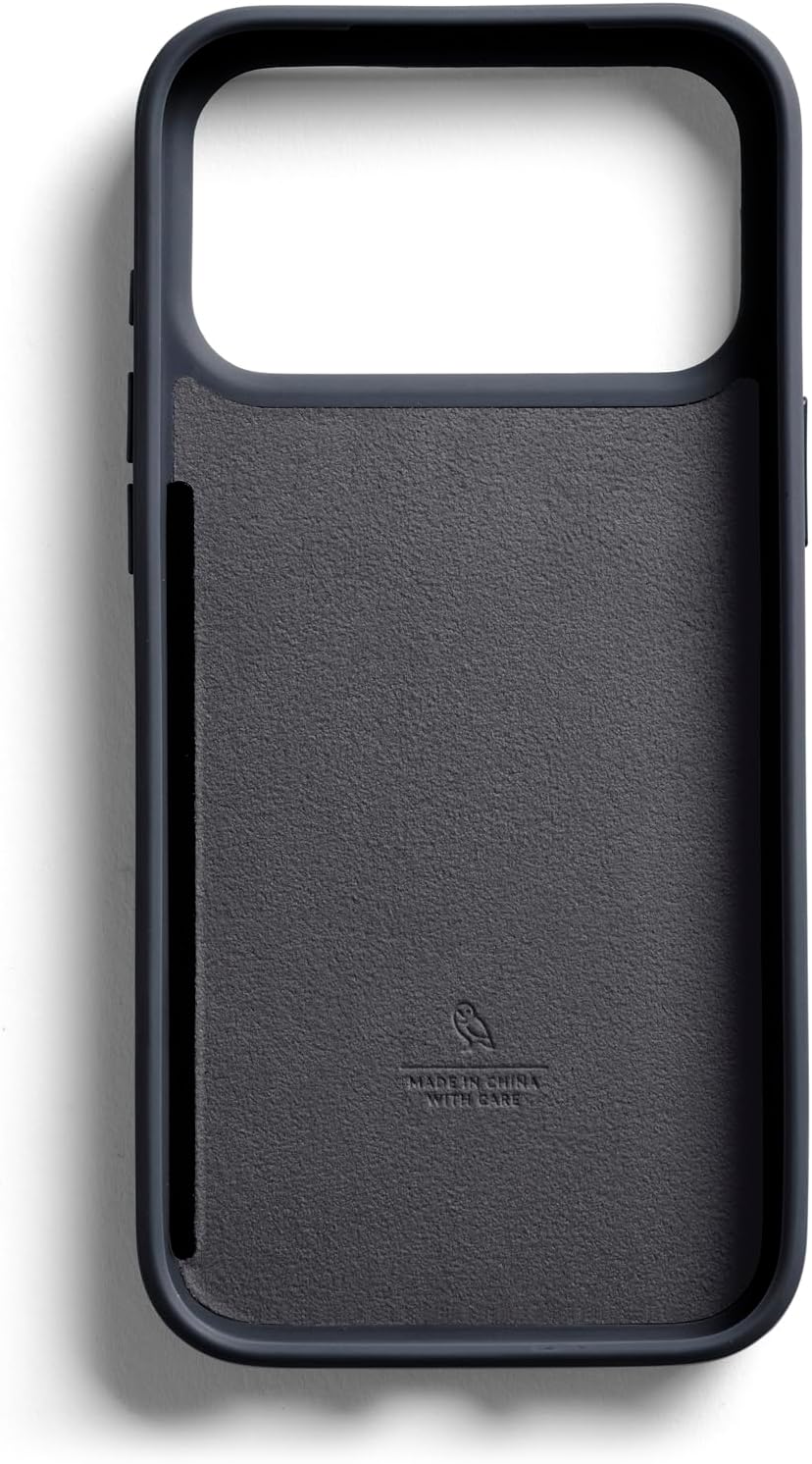 Bellroy Phone Case – 3 Card for iPhone 17 Pro Max (Leather iPhone case, Phone Wallet) - Nightsky