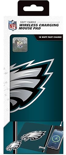 Vista 84 de SOAR Alfombrilla de mouse de carga inalámbrica NFL