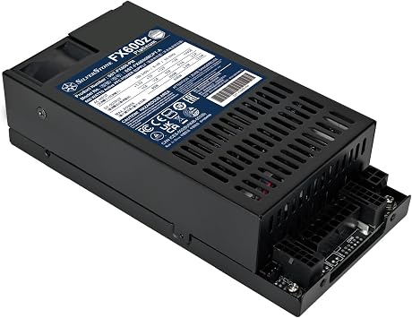 مزود الطاقة FX600z Platinum Cybenetics Fully Modular Flex ATX من Silverstone Technology، SST-FX600-PM