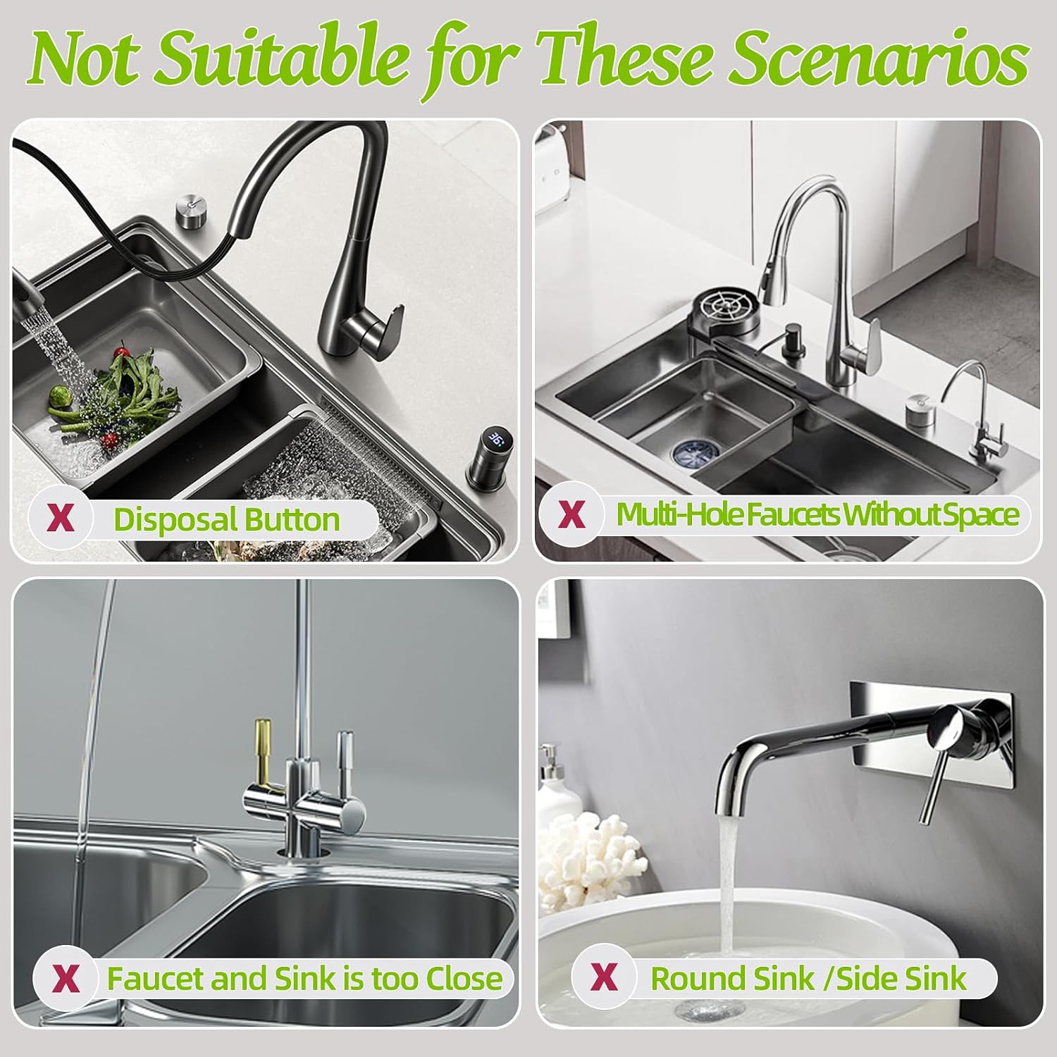 Stone Faucet Mat for Kitchen Sink, Diatomite Quick Dry Kitchen Sink Splash Guard, Durable Water Absorbent Stone Faucet Tray, Non-Slip Drying Mat for Bathroom Counter (Gray, 23.6" x 4")